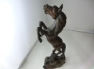 大阪府和泉市の出張買取で『馬の木彫り アンティーク置物』をお売り頂きました。　リサイクルマート堺三国ヶ丘店