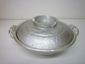 錫　両手鍋1