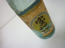 京都市東区の出張買取にて「レトロ 宝桜 堀喜三郎酒造 水色酒瓶」をお売りいただきました　リサイクルマート京都伏見店