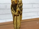 京都府　北大路の出張買取にて「骨董品 本象牙 彫刻 童子を抱く寿老人」をお売りいただきました　リサイクルマート京都伏見店